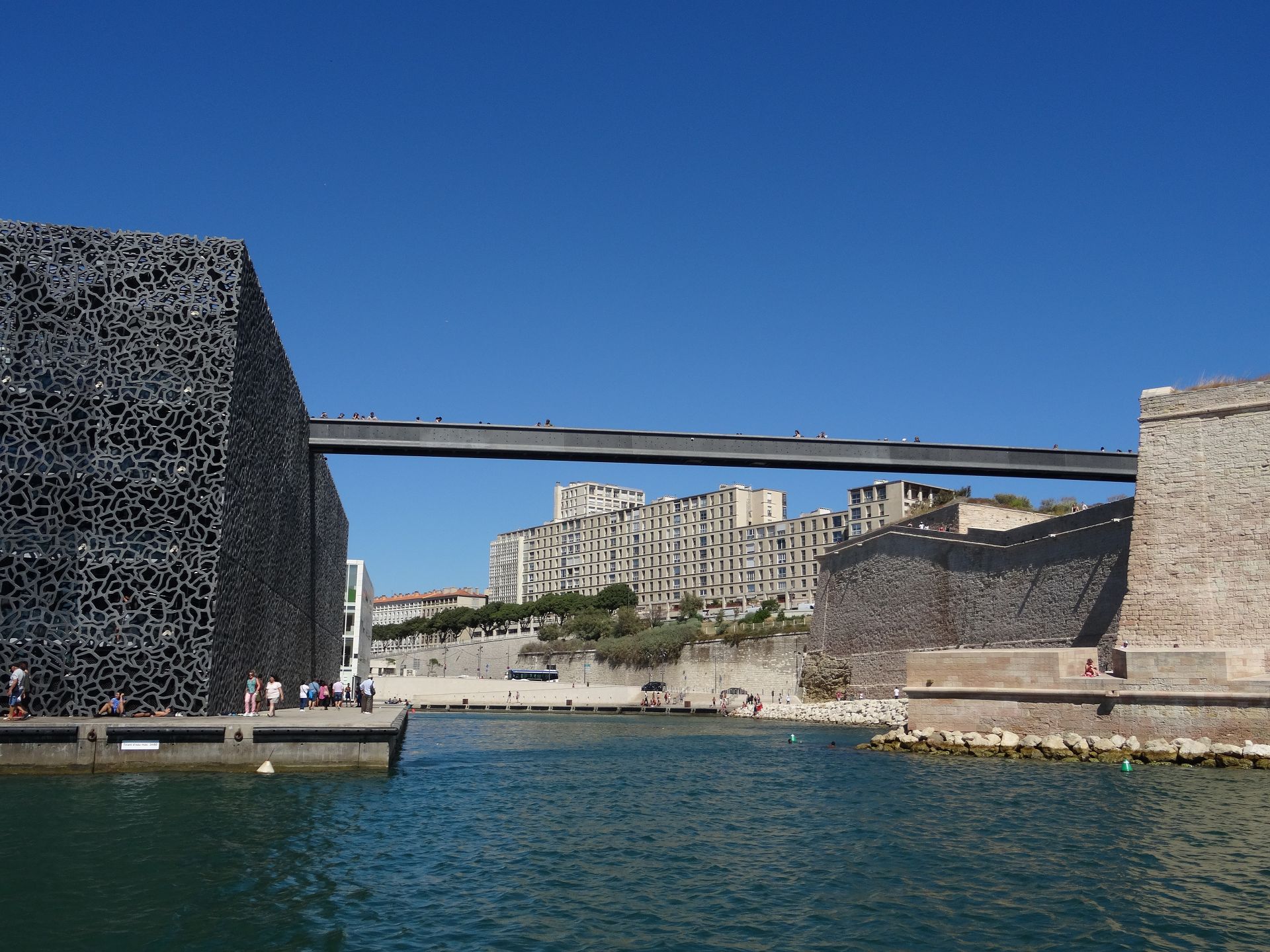 Museum bridge, Marseille